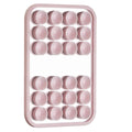 Upgraded Version 24 Suction Cups Mirror Silicone Cup Phone Holder Qme Pink