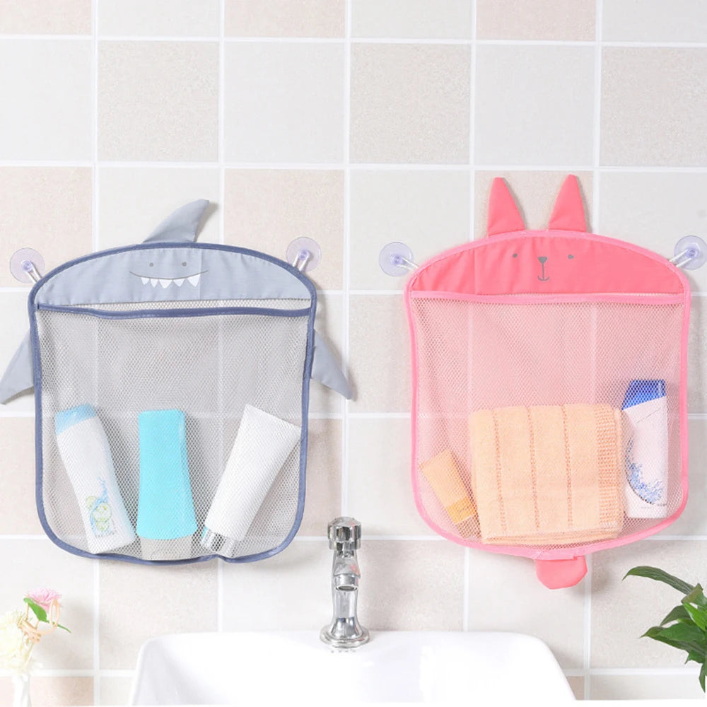 Cartoon Hanging Bag Colorful Mesh Storage Hanging Basket Kitchen Bathroom Miscellaneous Organizer Hanging Bag Qme