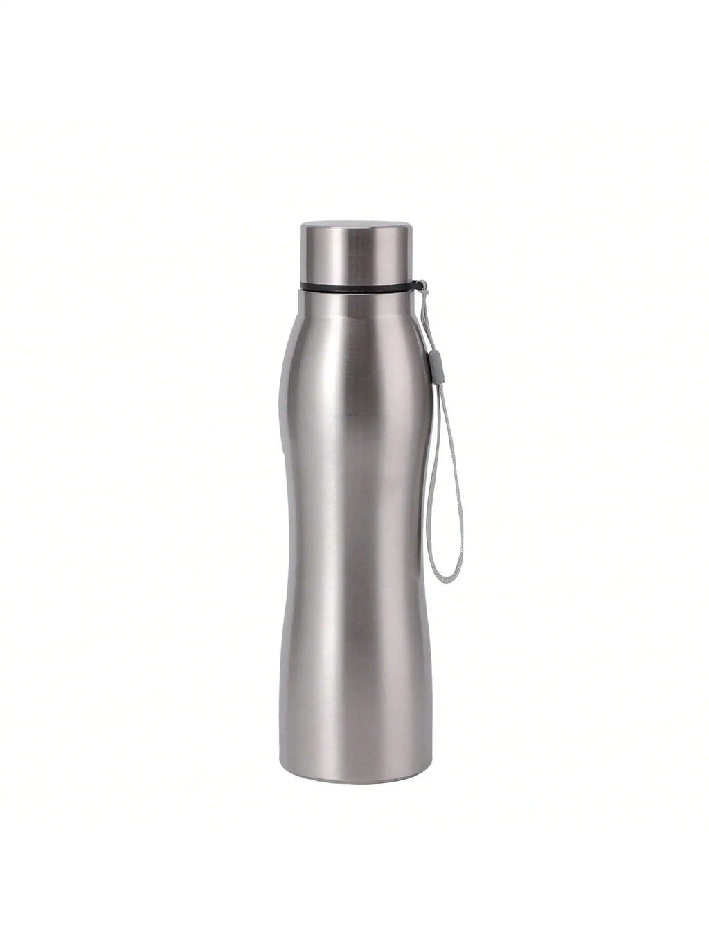 Stainless Steel Sport Water Bottle Single-layer Rugged Cup Metal Qme 1pc curved bottle >1L