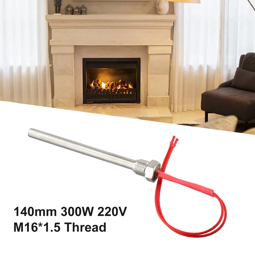220V Igniter Hot Rod Lgniter Hot Rod Wood Pellet Heating Tube Fireplace Grill Stove Part 300W / 350W Fireplace Parts Replacement Qme