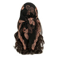 Embroidered Lace Embroidery Square Scarf Thin Cashew Pattern Lace Headwrap Breathable Fabric Lace Trim Lace Shawl Headband Qme Style 9
