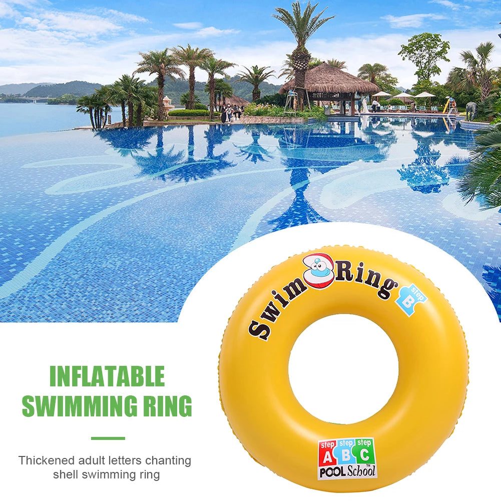 Inflatable Pool Float Swimming Ring for Kids Adults Water Play Swim Tube Swimming Circle Summer Beach Party Toys Qme