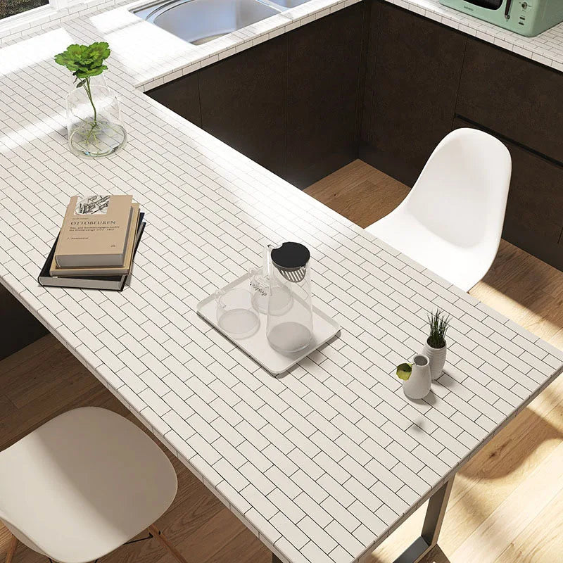 40cm Classic Decorative Wall Stickers Moisture Proof Mildew Proof Self Adhesive Wallpaper for Kitchen Cabinet Home Decoration Qme