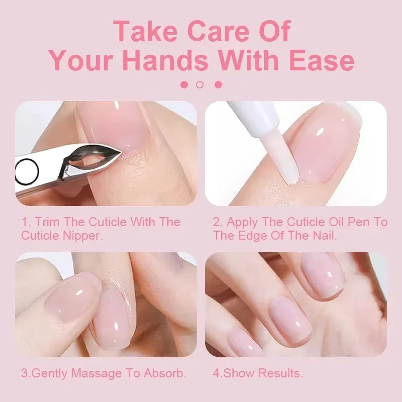 Nail Nutrition Oil Pen Prevent Agnail Nail Polish Anti-barb Nail Edge Oil Nail Treatment Cuticle Revitalizer Oil Nail Care Tools Qme