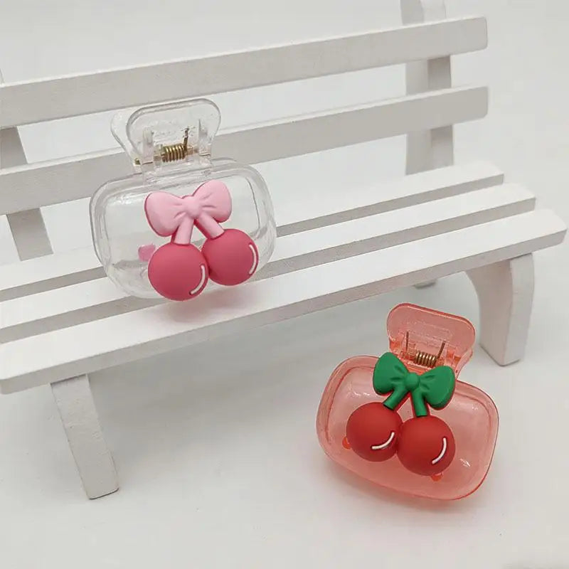 Cute Cherry Design Toothbrush Holder Pattern Head Features Dual Holes Qme