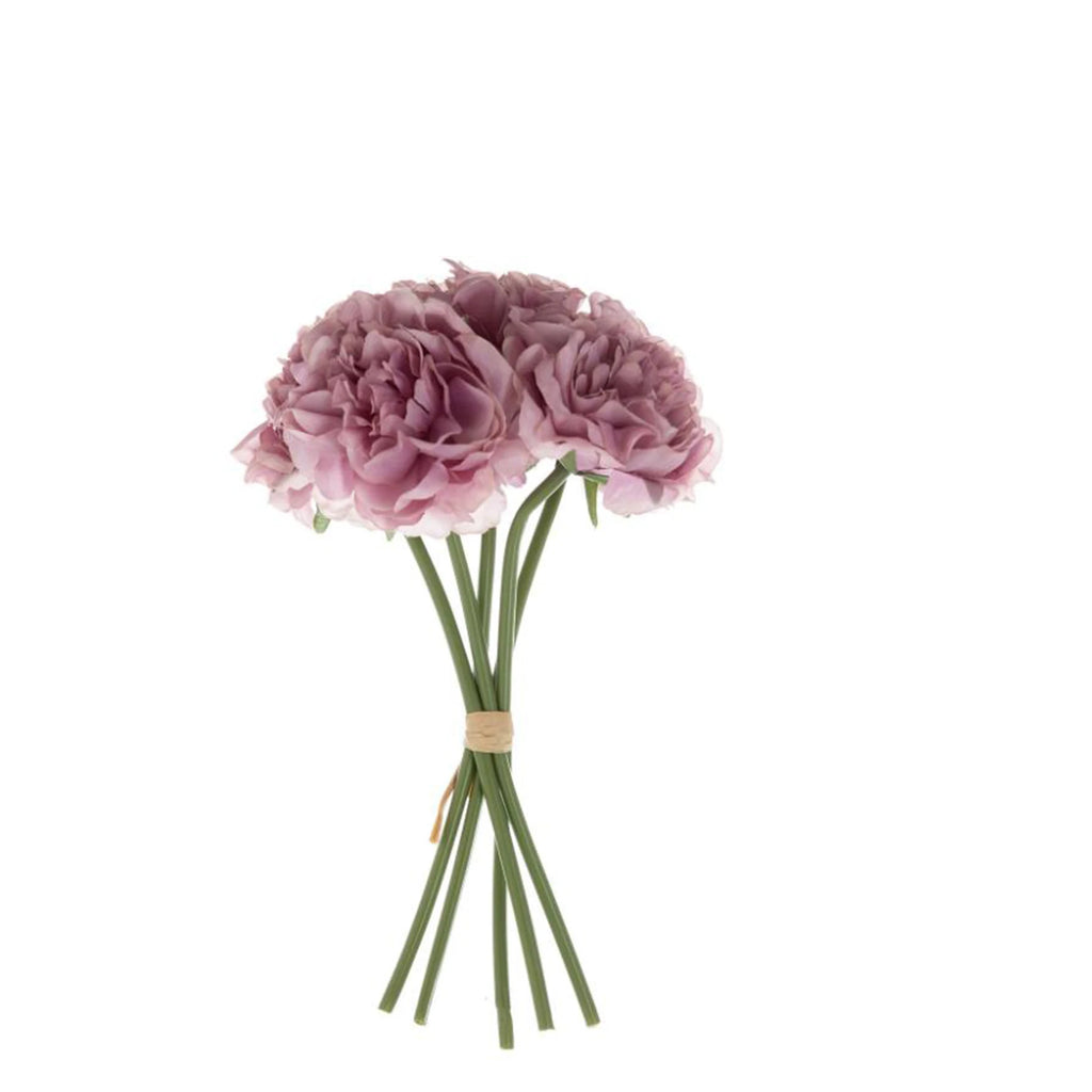 5-pack Peony Flower Bouquet Simulation Wedding Decoration Hand-held Qme