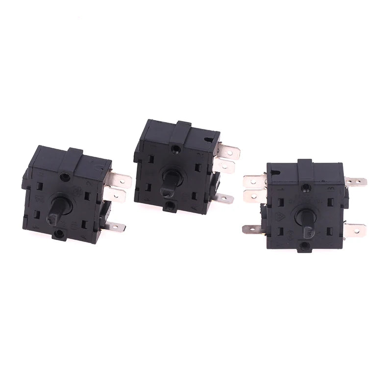 3 5 Pin 2 4 Position Rotary Switch Selector AC 250V 16A Radiator Qme