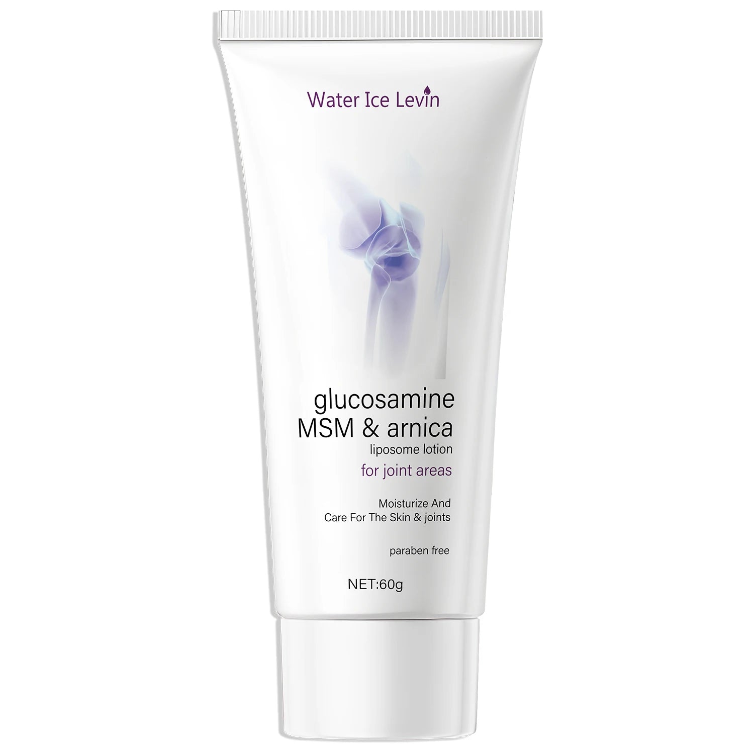 Glucosamine MSM & Arnica Joint Cream Liposome Lotion - Moisturizes, Nourishes & Protects Skin & Joints, Paraben-Free Formula. Qme Beige 60g