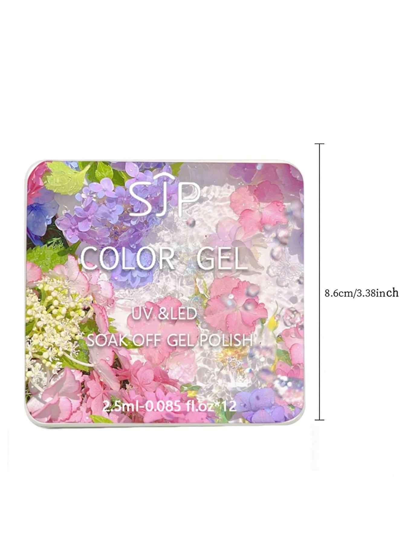 12-color Fluorescent Solid Gel Polish Gradient Blush UV Nail DIY Art Qme