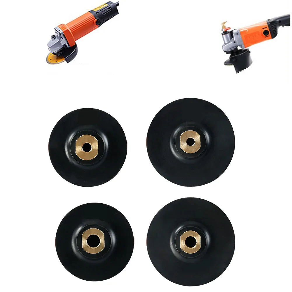 1pc Rubber Backing Pad M10 For M14 Thread Sanding Disc Hook& Loop Polishing Backer Plate For Angle Grinder Buffing Pads Qme