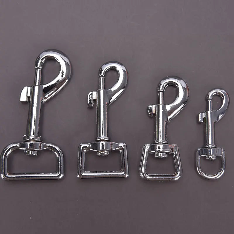 Small Dog Collar Leash Metal Buckle Hardware Sets Straps Swivel Pet Qme