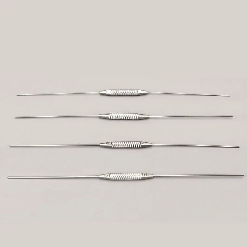 Ophthalmic Instruments Double Ended Lacrimal Passage Probe Flushing Qme Brown