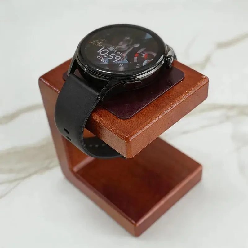 Solid Wood Watch Stand Jewelry Organizer Bracelet Ring Necklace Qme