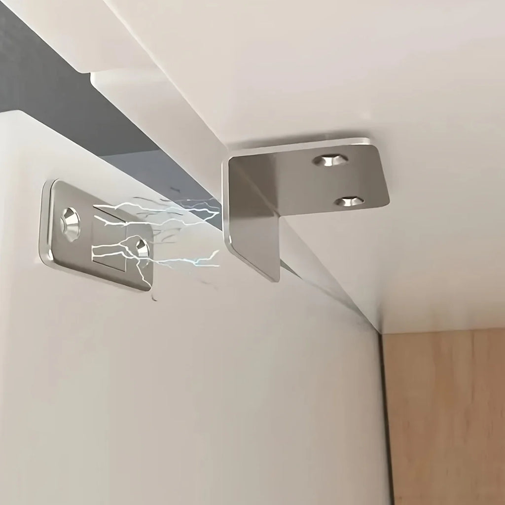 Ultra-Thin Magnetic Latches,Adhesive-Sealed Drawer Magnets For Cabinet Doors,Suitable For Closing Kitchen Cabinets And Wardrobes Qme