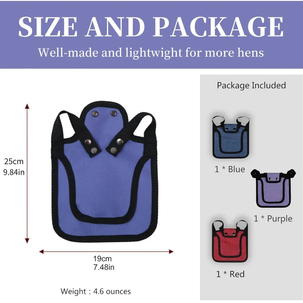 Adjustable Chicken Saddle Feather Waterproof Anti Injury Protection Tool Feather Back Jacket Hen Protective Apron Pet Supplies Qme