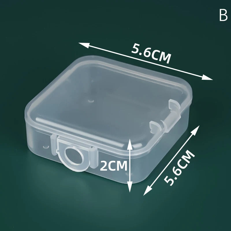 Portable Travel Cosmetic Bags Cosmetics Storage Case Plastic Box Qme B