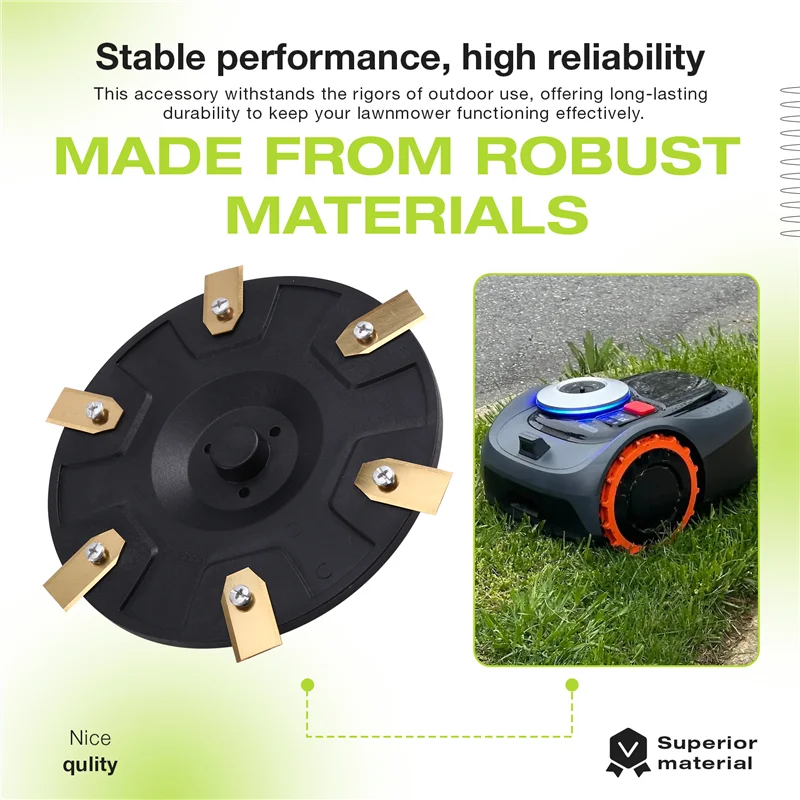 A02F-Lawn Mower Cutter Disc Mower Tuning Blade Disc Lawn Mower Cutter Disc For Segway Qme