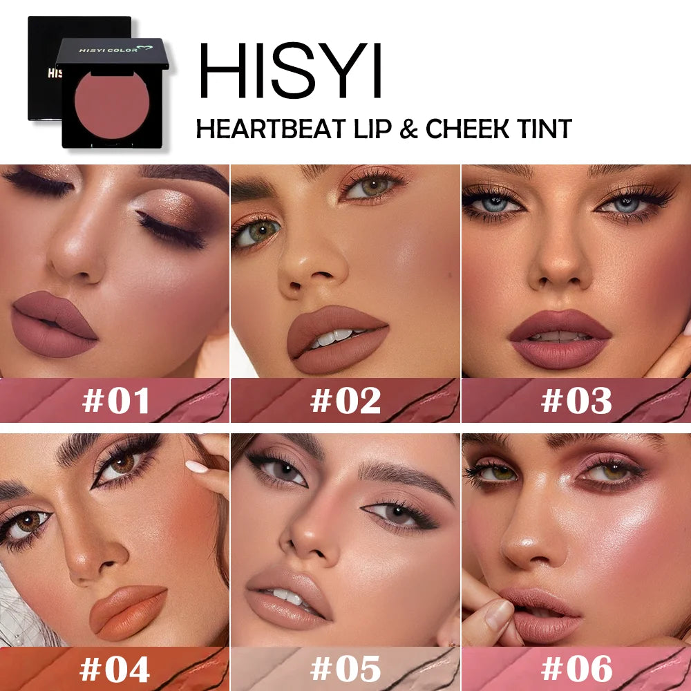 Lip Cheek Matte Mud Tint Multi-look Soft Velvet Finish Easy Blend Qme