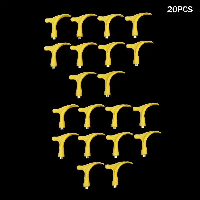 Track Wrench Track Field Shoe Spike Wrench Running Shoes Studs Removing Gear Staple Remover Practical Accessories Qme 20PCS