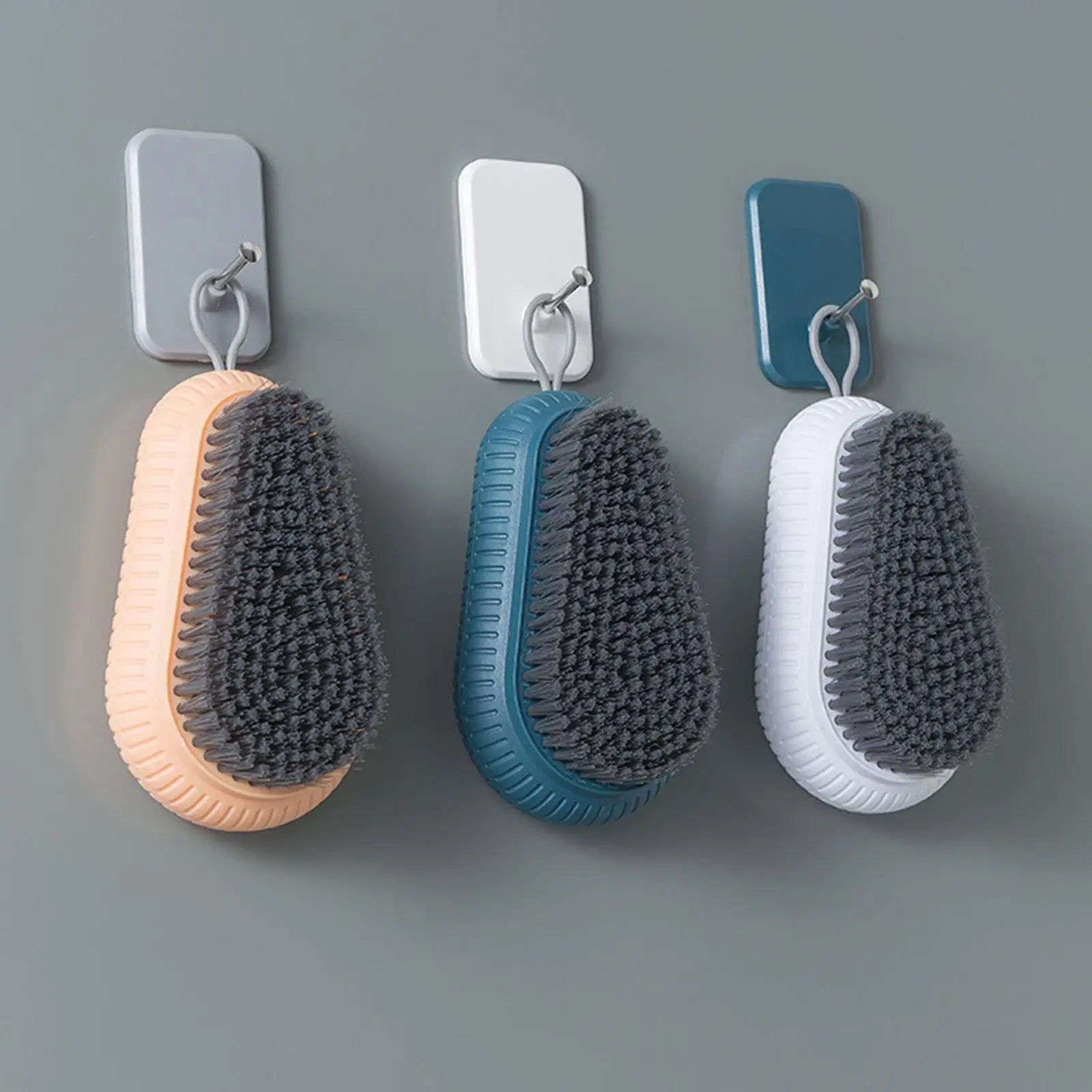 Heavy Duty Nail Brush Handle Cleaning Fingernail Manicure Tool Care Qme