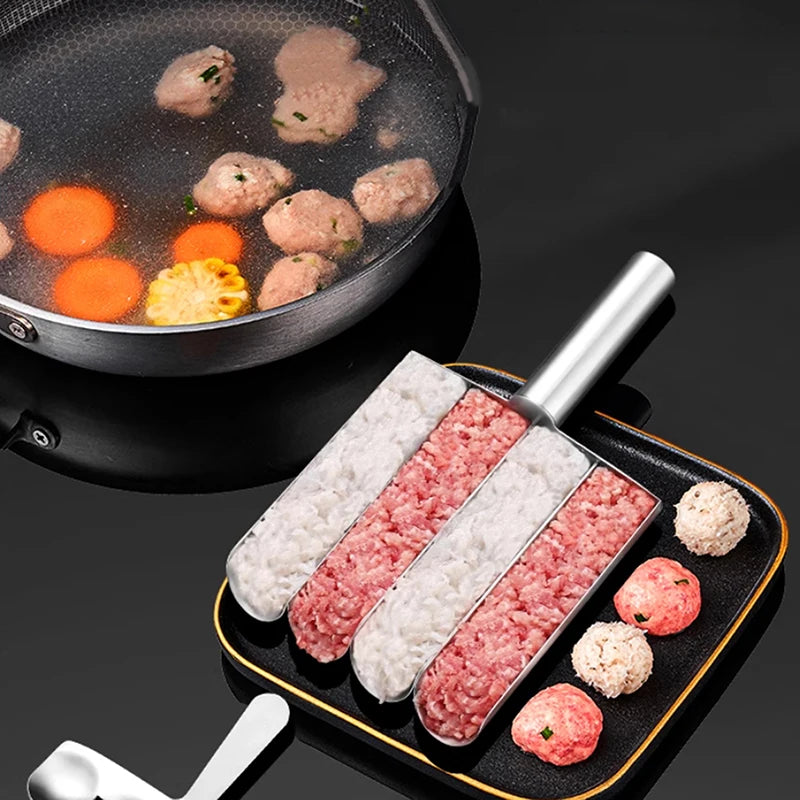 Easy-release Non-stick Meatball Maker Manual Spoon Effortless Fish Qme