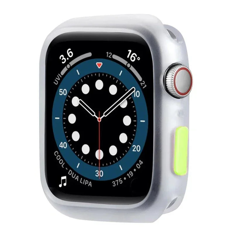 Candy Soft Silicone Case For Apple Watch Cover Ultra 9 8 7 6 Se 45mm 42mm 44mm 40mm 41mm 38mm rubber Protection watch for women Qme