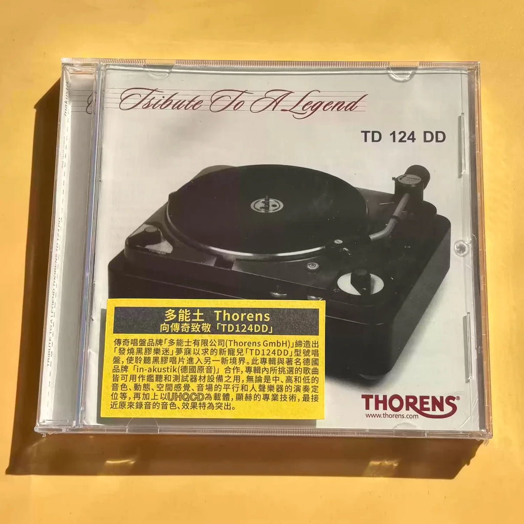 "Tribute To A Legend (TD124 DD)", Audiophile UHQCD Edition, High-Resolution Test Disc, Ideal for Audiophiles and Collectors Qme TD124 DD