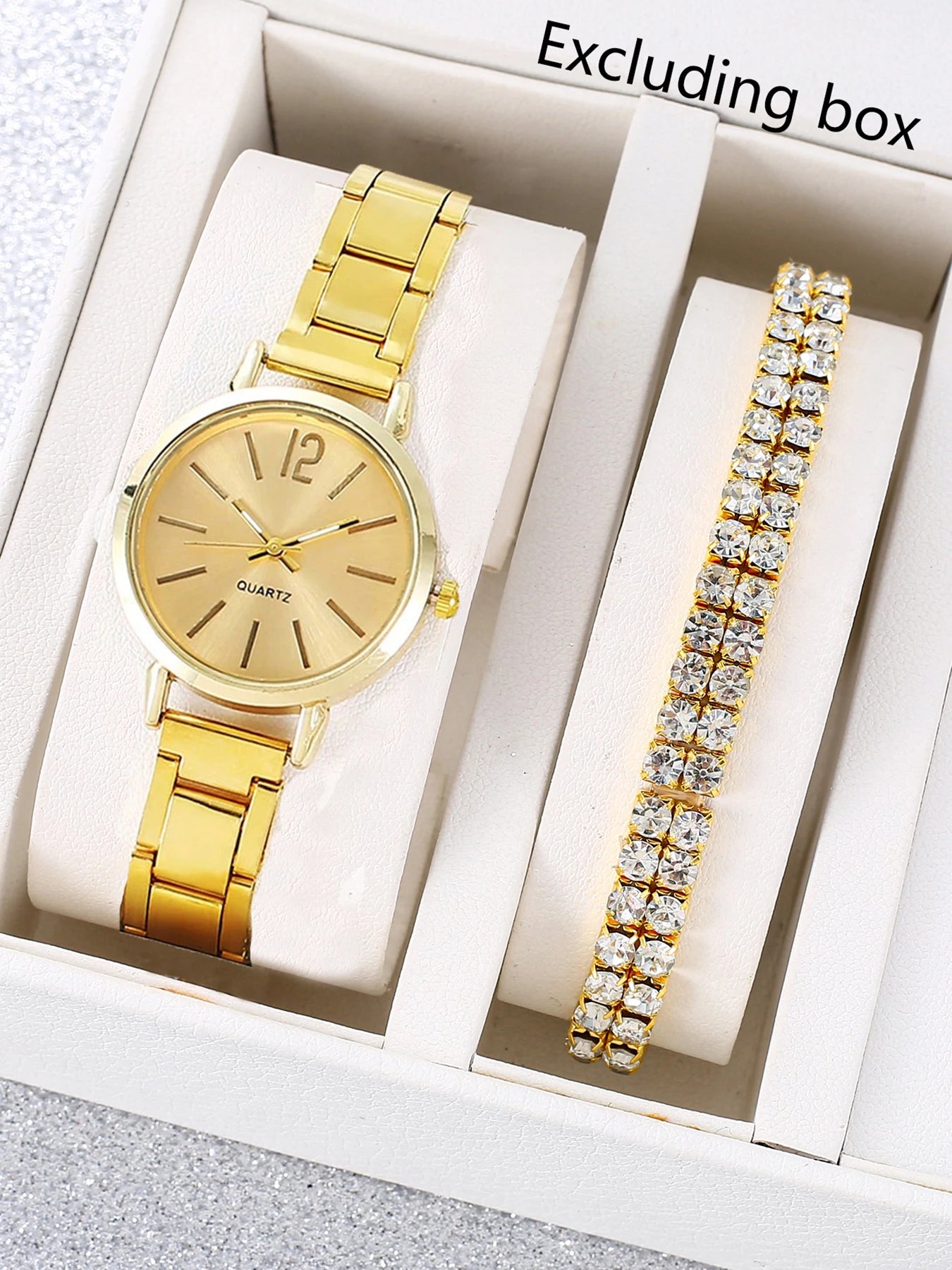 Small Luxury Women's Fashion Watch for Students: Simple and Trendy Quartz Watch with Steel Strap for Women Qme Rose
