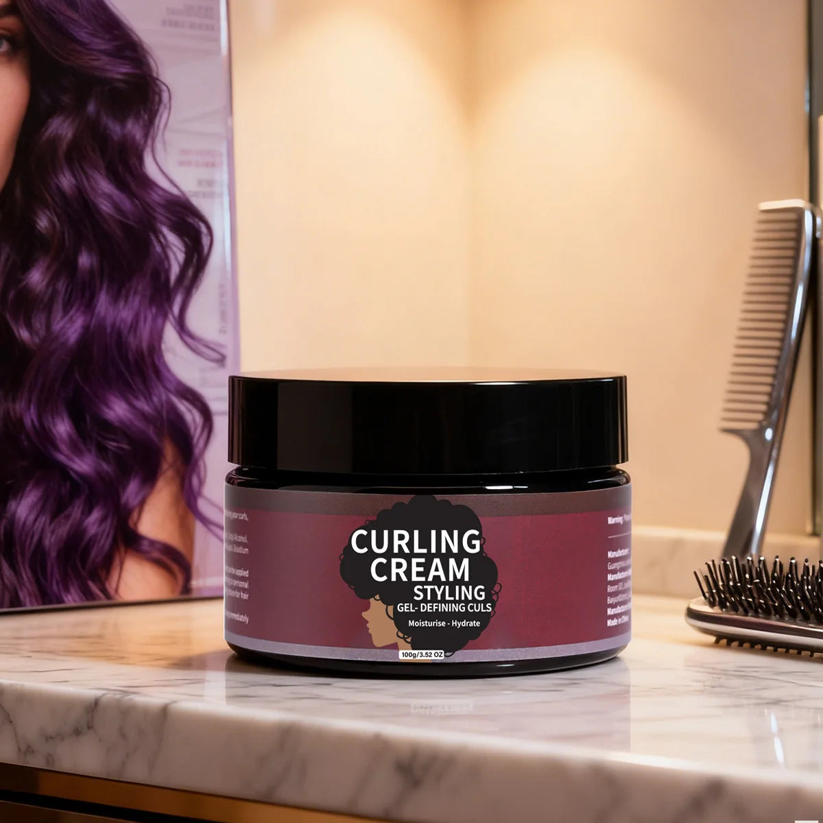 Moisturizing Styling Cream Curly Hair Creating Natural Curls Qme