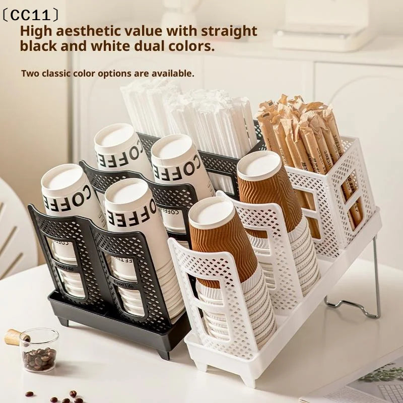 Detachable Multifunction Disposable Paper Cup Holder Single Double Qme