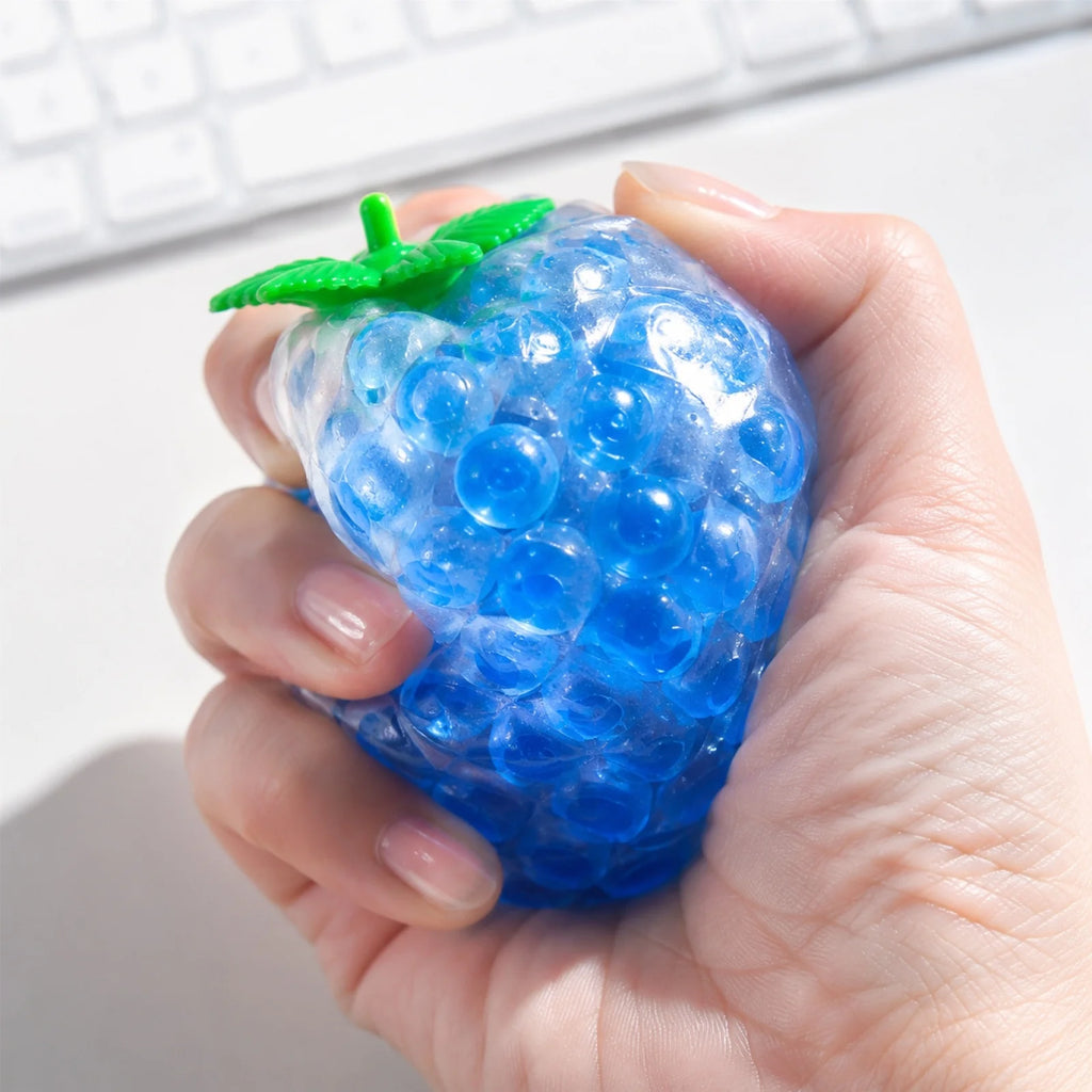 Novelty Blue Pineapple Shaped Stress Relieve Toy Mini Fun Daily Working Studying Fidget Toy Holiday Party DIY Decoration Qme