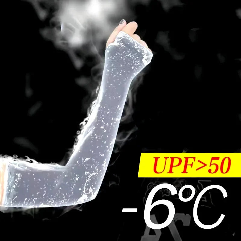 Arm Sleeves Warmers Sports Sleeve Sun UV Protection Hand Cover Cooling Warmer Running Fishing Cycling Ski Qme
