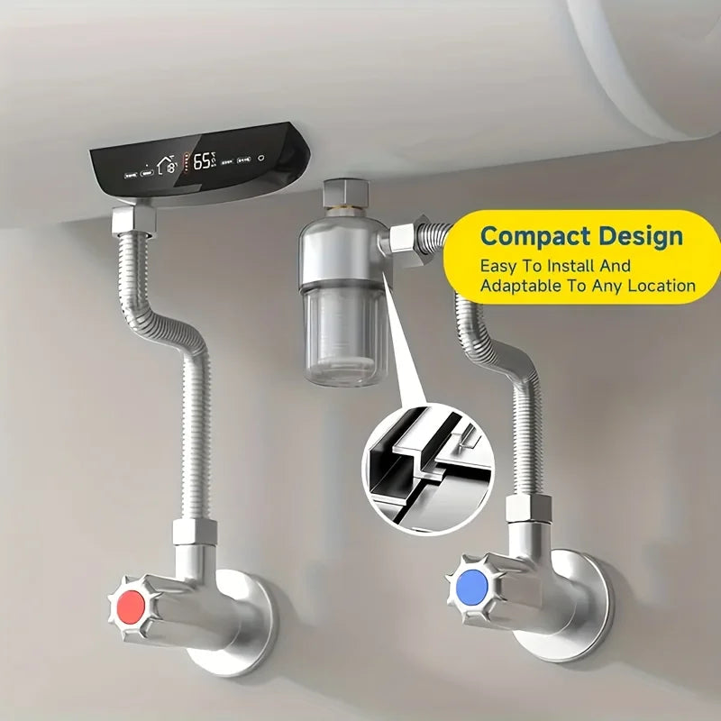 Pre Water Filter Tap Water Purifier Sediment Remover Shower Washing Machine Anti-rust Water Filter Qme