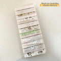 Nail Transfer Paper Organizer Box 10 Grids Sticker Accessories Qme Apricot