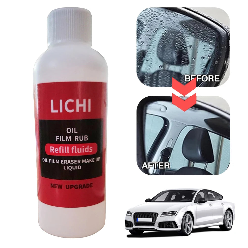 100ml Car Windshield Cleaner Liquid Window Glass Oil Film Agent Car Glass Maintenance Agent Windshield Oil Film Removal Qme