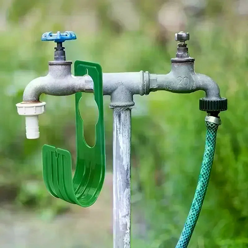 Water Pipe Storage Hooks Heavy-duty Watering Hose Rack Outdoor Wall Mounted Garden Hose Holder Racks Qme