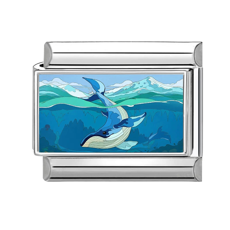 2026 Summer Ocean Series Italian Charm Fit Stainless Steel Women DIY