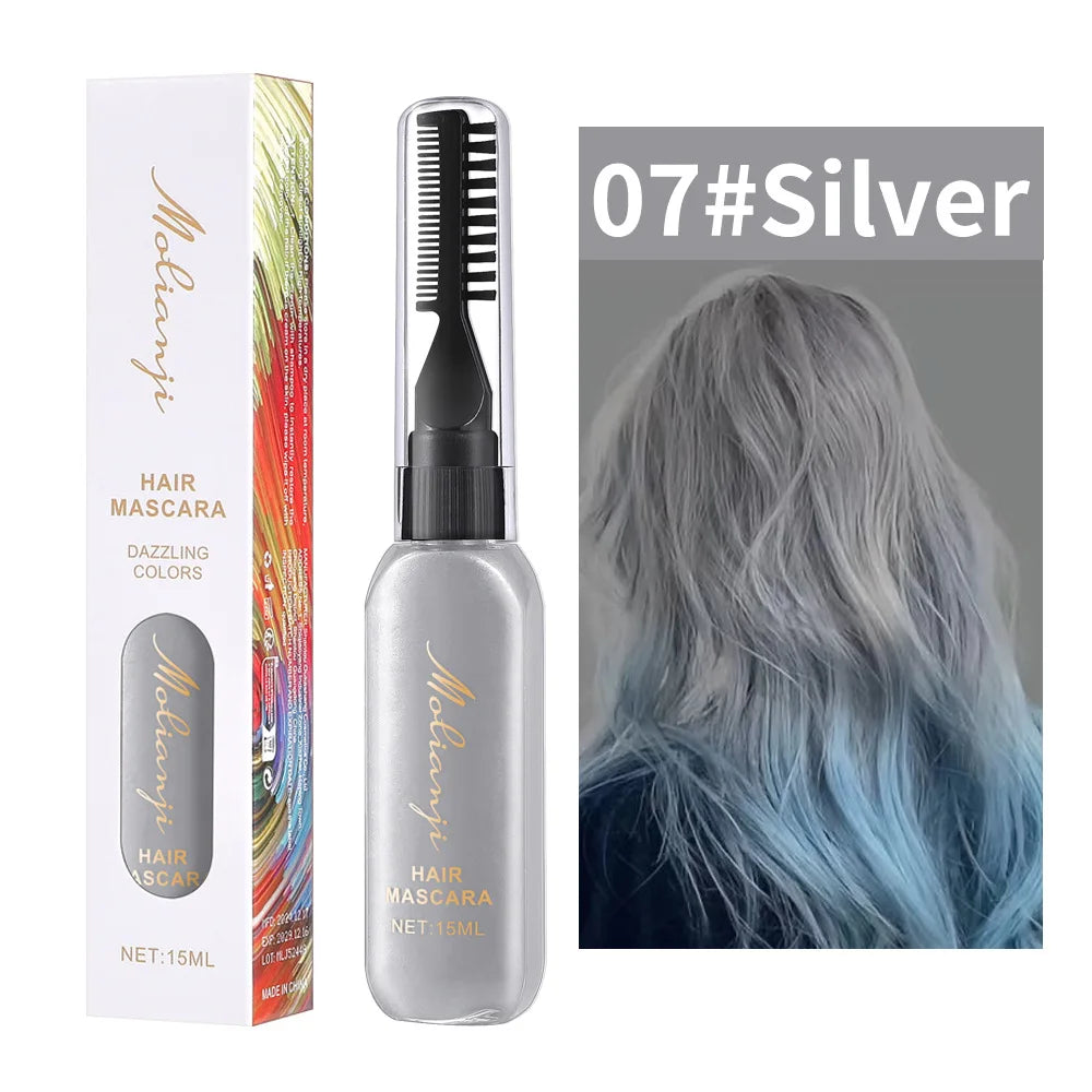 Multi Colored Hair Dye Natural Coloring Suitable Eyelashes Creating Qme 07 Silver