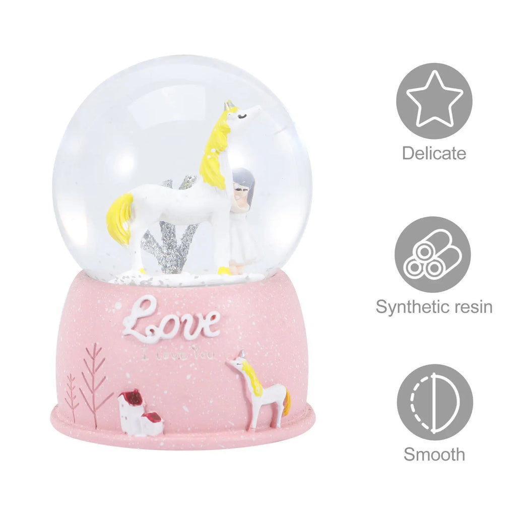 Unicorn Music Box Delicate Musical Box Adornment for Desk Office Decor Home Centerpiece Wedding Birthday Festival Gift Stylish Qme