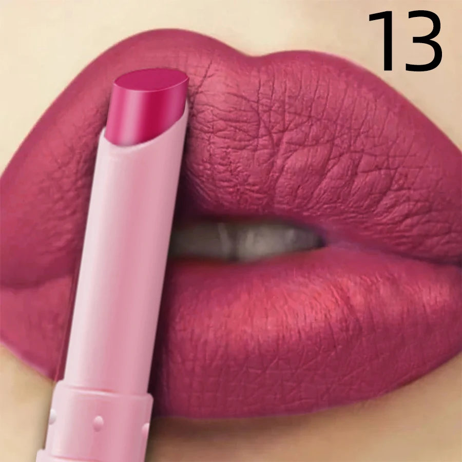 15 Cigarette Velvet Matte Waterproof Lipstick Long-lasting Lip Gloss Qme 13
