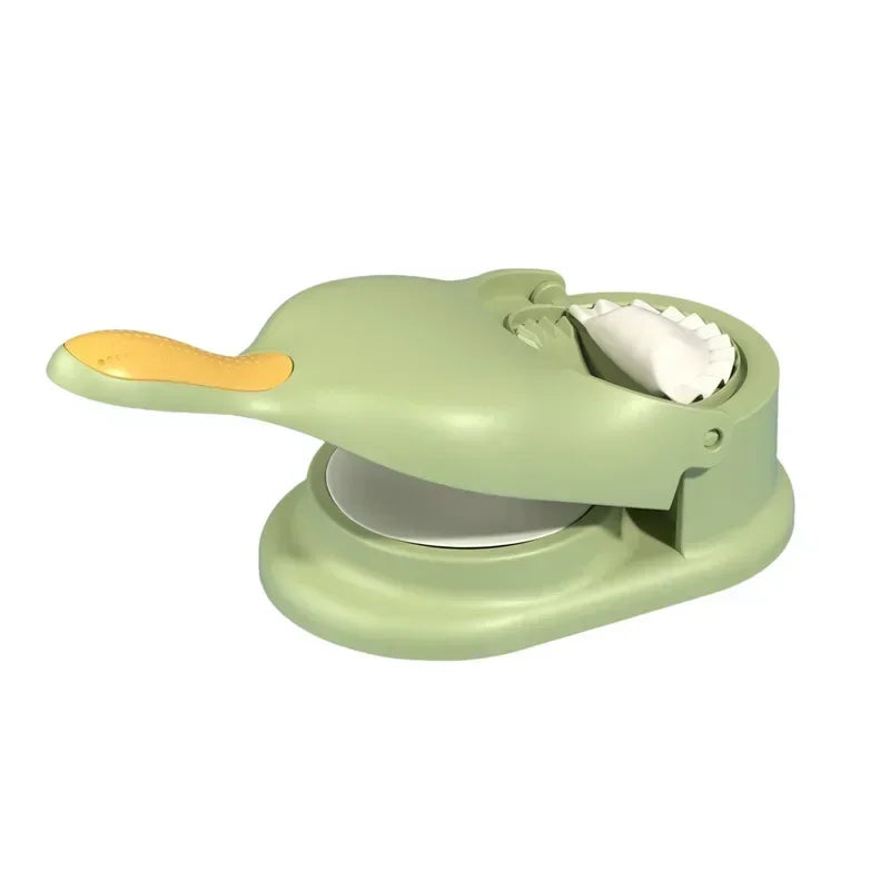 Automatic Dumplings Molds Dumpling Maker Ravioli Wrappers Mould Kitchen Tools Dough Press Making Artifact for Family and Friends Qme green