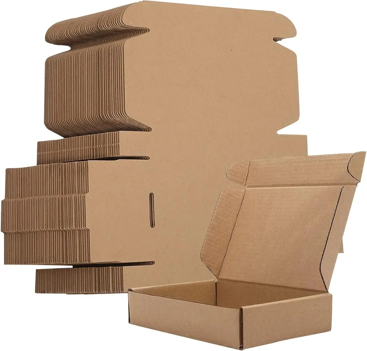 20PCS Corrugated Box Mailers- White /Brown Cardboard Shipping Box Corrugated Box Mailer Shipping Box For Mailer, Moving and Craf Qme