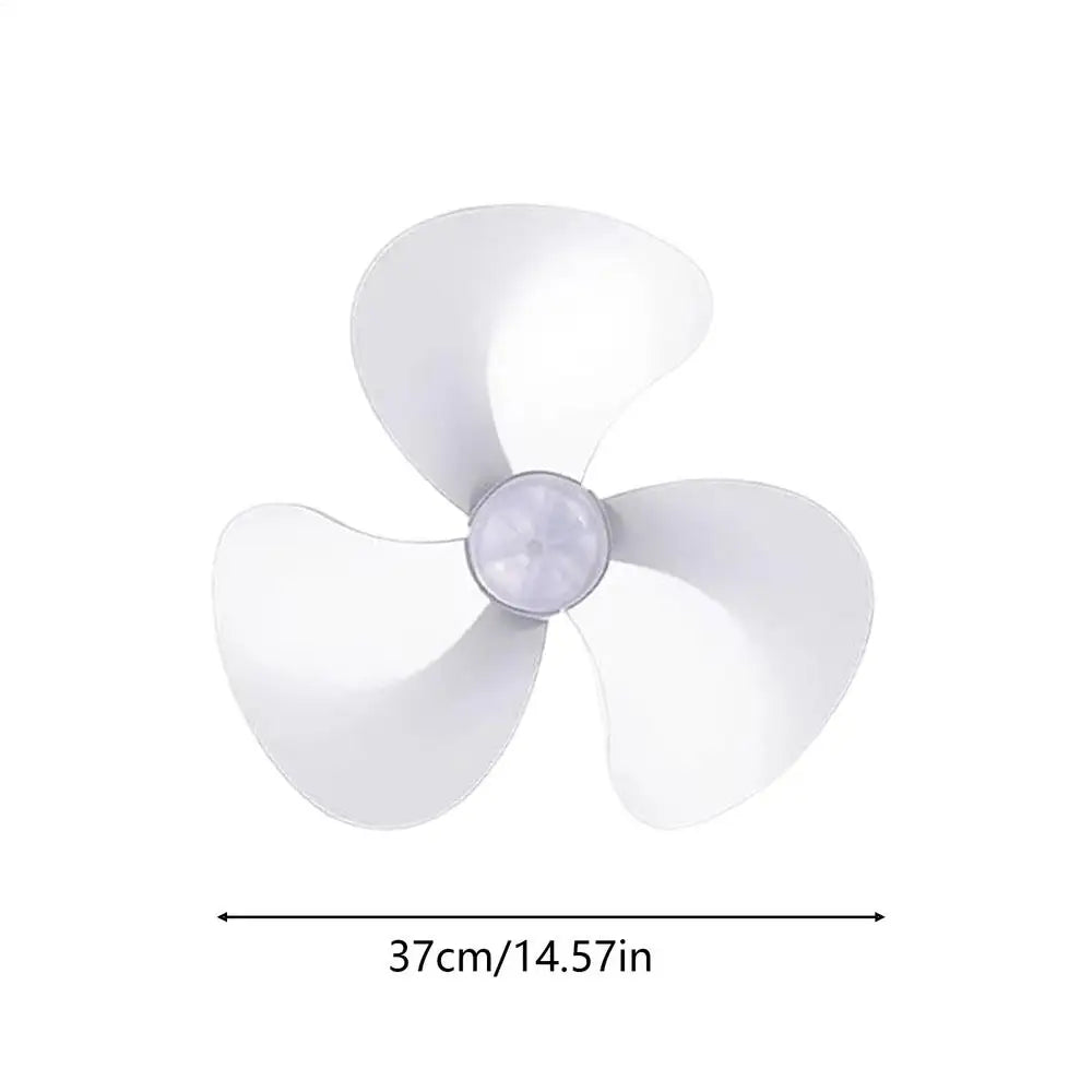 Replacement Parts for Fan 40cm Electric Universal Parts with Nut Cover Wall Fan Leaves Replacement for Indoor Desk Office Dorm Qme White