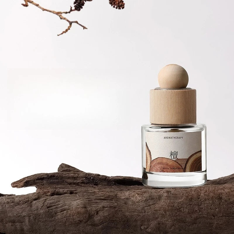 Sandalwood Car Air Freshener Natural Liquid Fragrance Long-lasting Qme