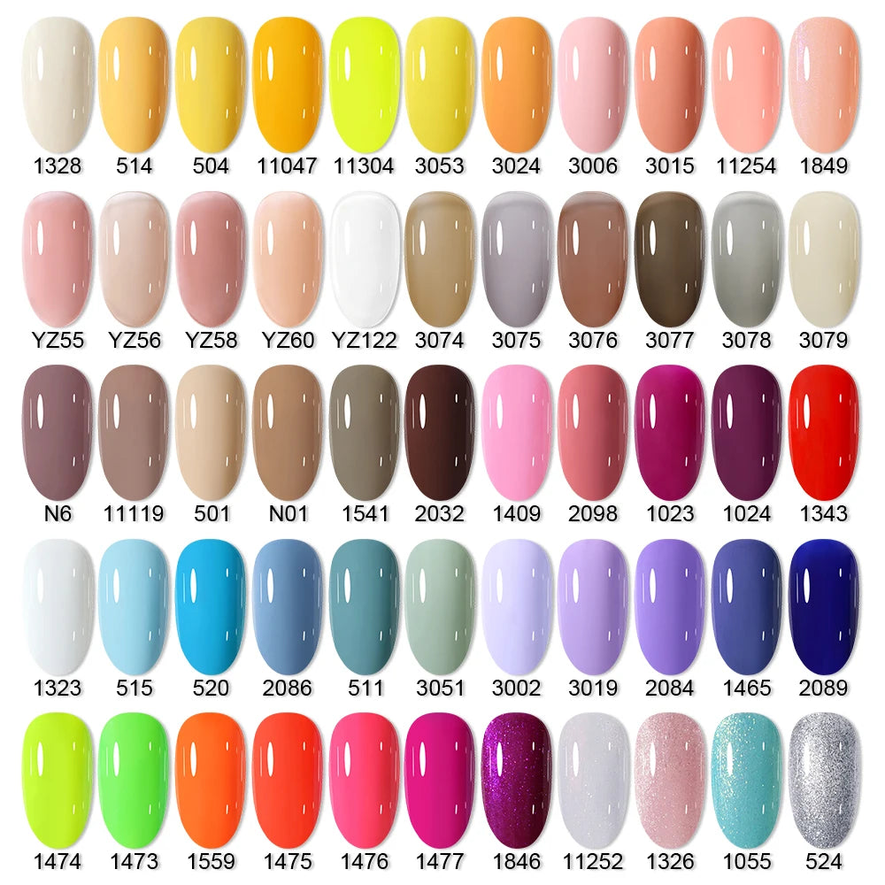 Arte Clavo Rainbow Gel Nail Polish Semi Permanent Art UV LED Lamp Qme