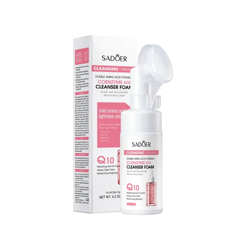 Facial Cleanser Oil Control Shrink Pores Face Wash Foam Face Massasge Facial Hydrating Moisturizing Skin Products Mossee Clean Qme 1pc