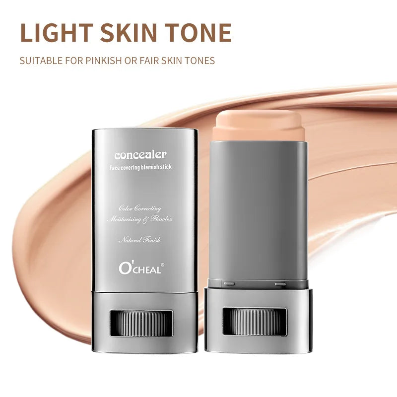 Cream Foundation Stick Flawless Satin Powder Long-lasting Waterproof Qme 03