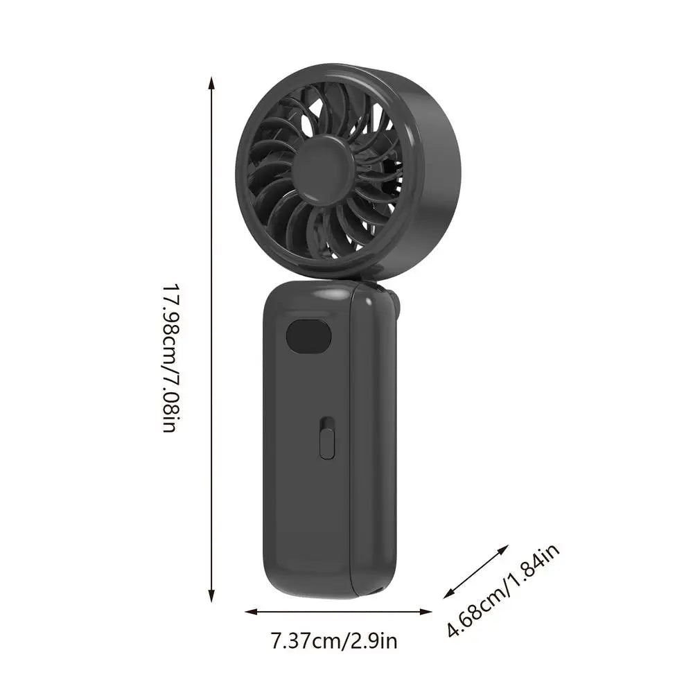 Clip On Fan Rechargeable Handheld Personal Mini Personal Fan Portable Cooling For Home Bedroom Office Desk Table Stroller Travel Qme China Mainland A