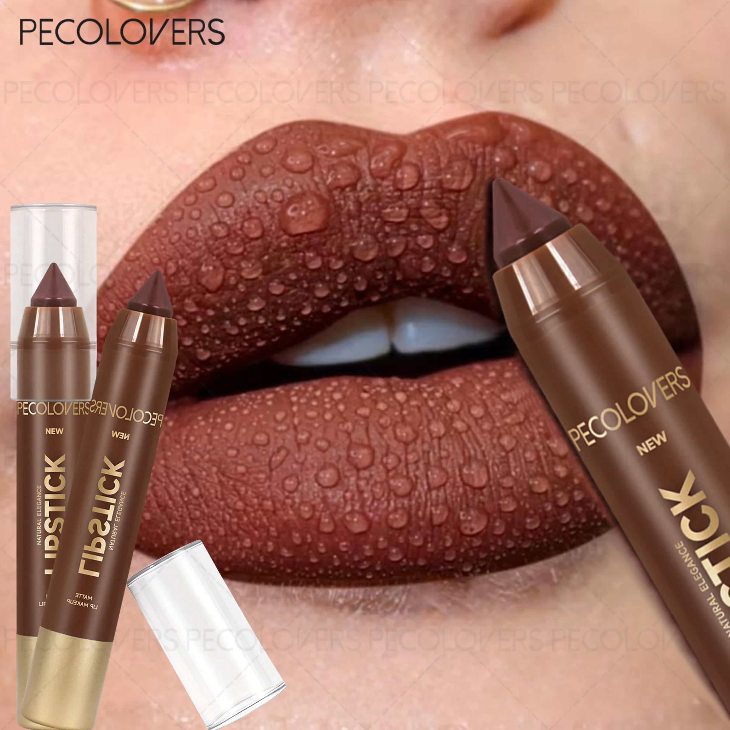Waterproof Long-lasting Non-transferable Lip Liner Nude Colors Red Qme