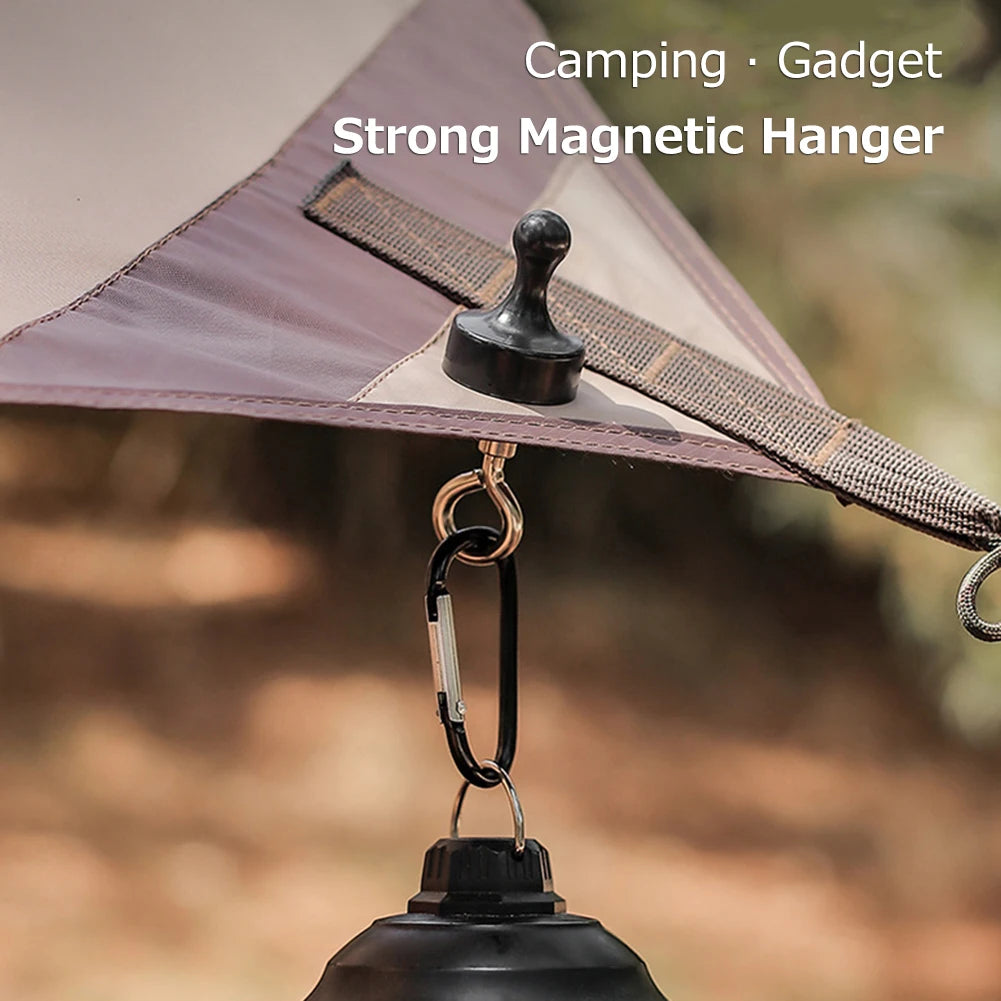 Strong Magnet Hooks Pulling Force Hanging Carabiners Heavy Duty Multipurpose for Outdoor Hanging Camping Light Qme